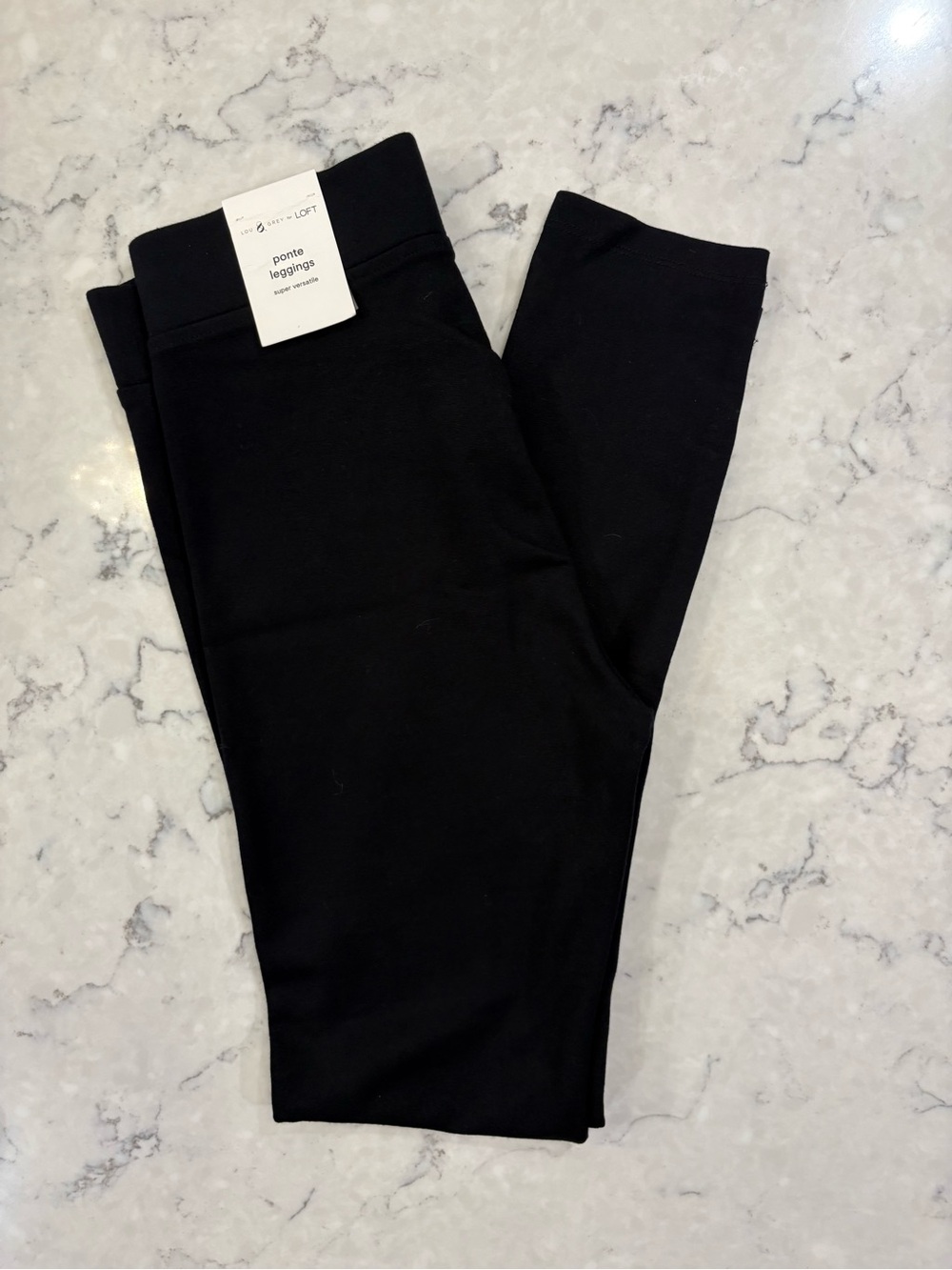 LOFT Lou & Grey Classic Black Ponte Leggings